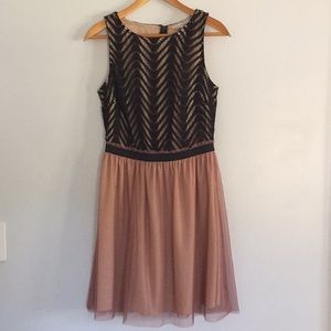 Lace and Tulle Mini Dress Size M
